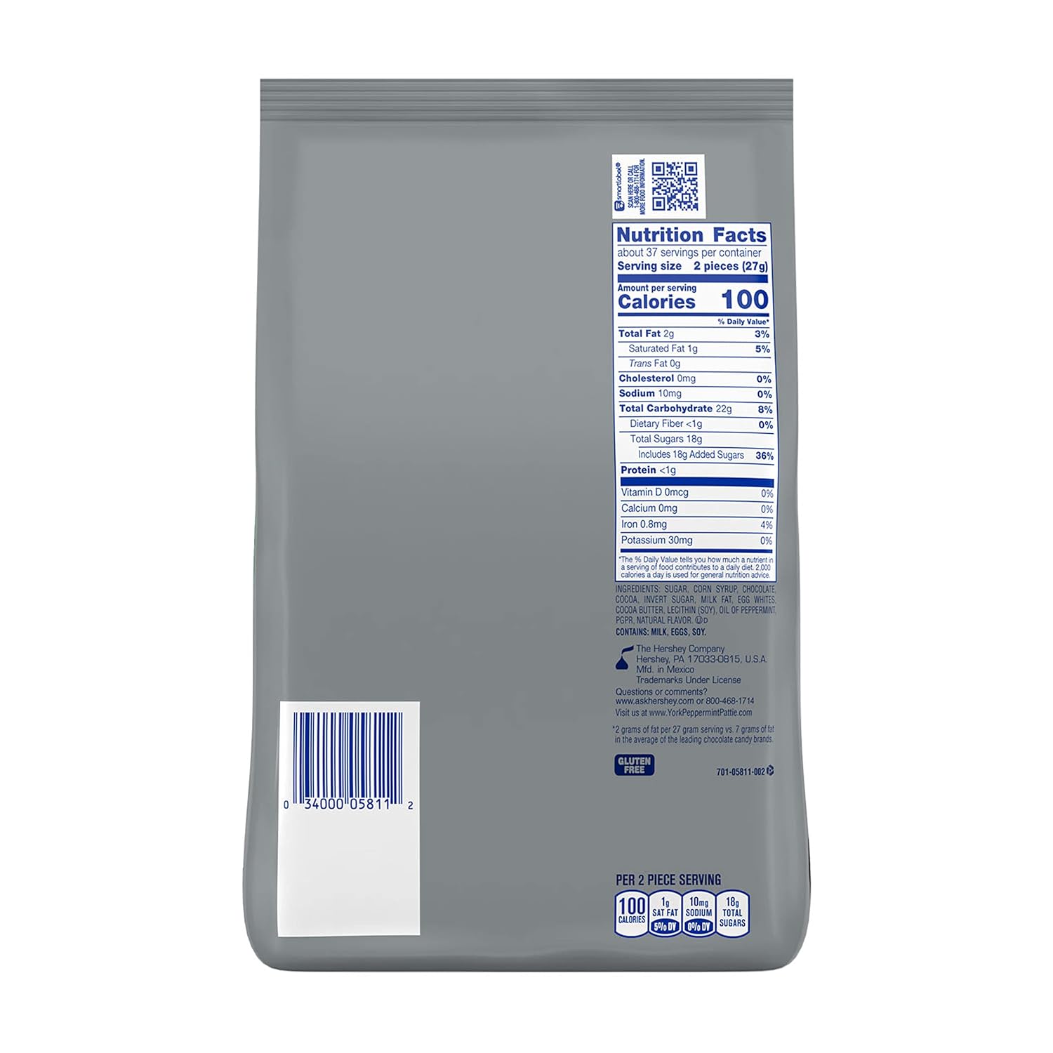 YORK Dark Chocolate Peppermint Patties, Easter Candy Party Pack, 35.2 oz - Image 3